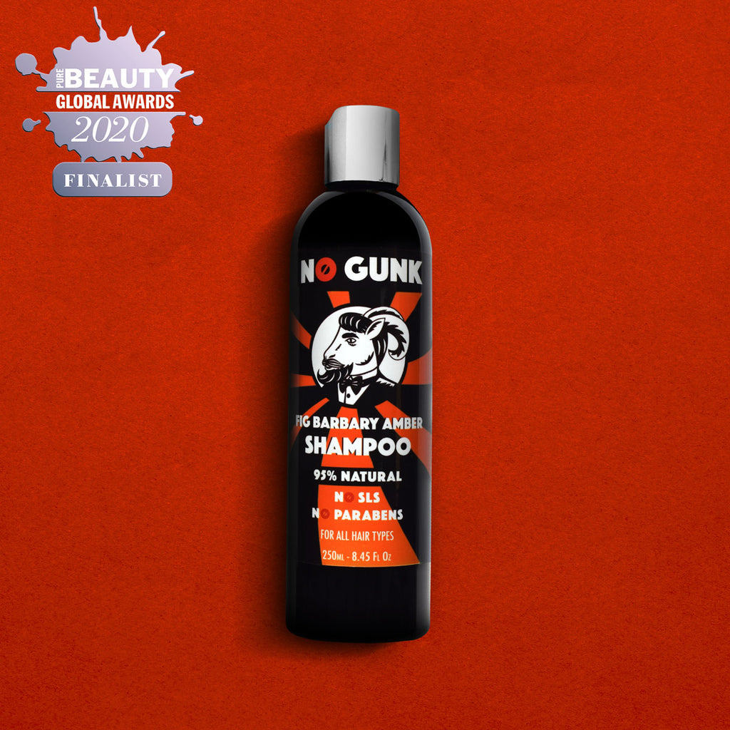 NO-GUNK-Natural-Organic-Shampoo-250ml-Amber-Orange-Chemical-Free